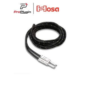 Hosa (3GT-18C4) Cloth GuitarCable, Hosa Straight to Same, 18ft สายแจ็คกีต้าร์ ขนาด 5 เมตร(ProPlugin)