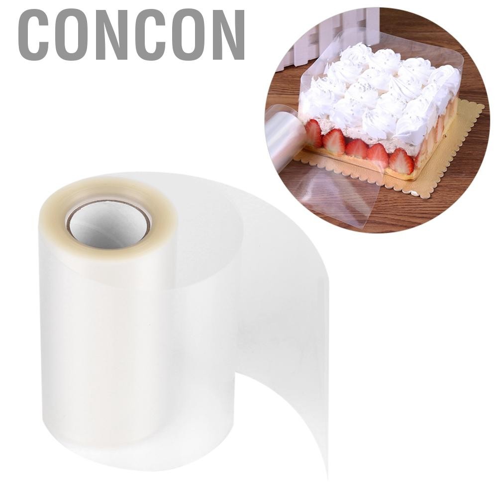 Concon เทปอบ ransparent มูสใสล้อมรอบขอบสำหรับห่อปกเค้กบรรจุภัณฑ์แกะสลัก ...