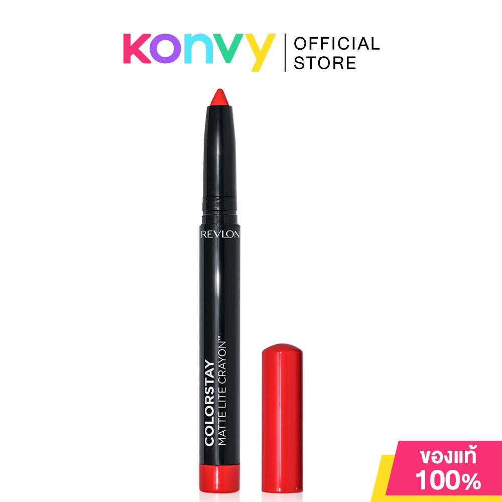 REVLON Colorstay Matte Crayon 1.4g #009 Ruffled Feathers เรฟลอน ลิปสติก ...