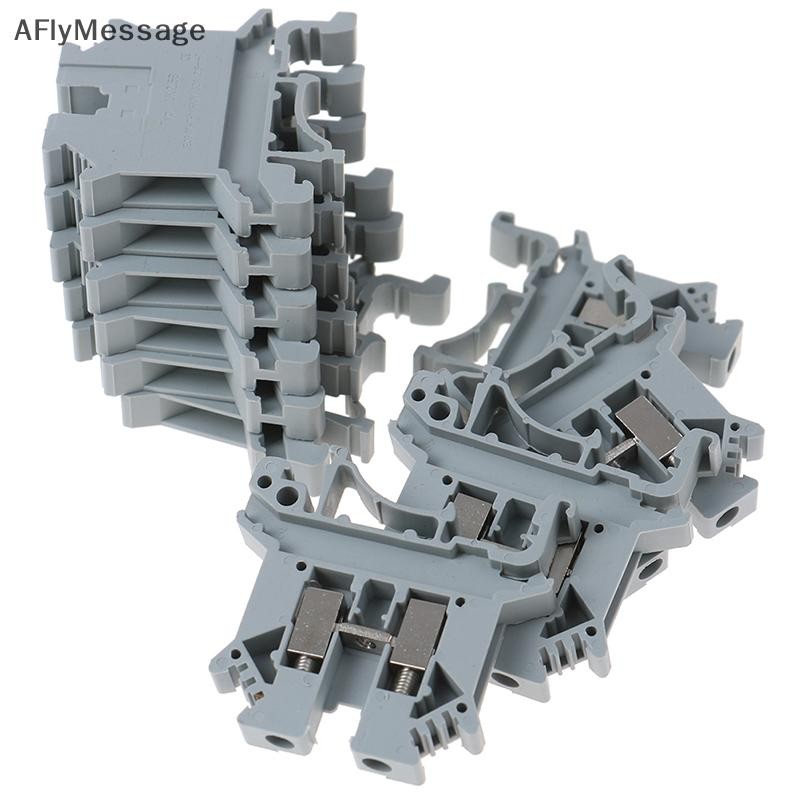 Afl 10 ชิ้น Rail Terminal Block Universal แผง Mount UK 2.5B 32A สกรูการ ...