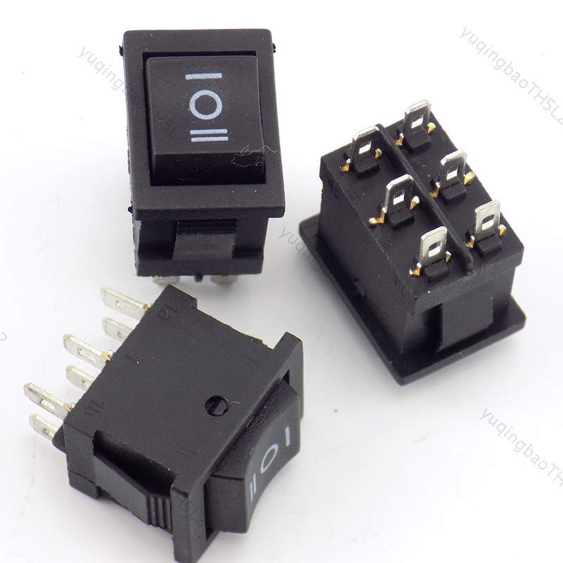5pcs Rocker Switch เรือเปิด/ปิดสวิทช์ 6 ฟุต 3 โหมด AC 125V 10A AC 250V ...