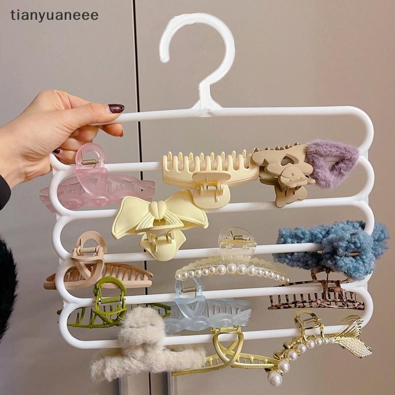 Tianyuaneee Hair Claw Storage Rack Organizer ผู้ถือขนาดใหญ่ความจุแขวน ...