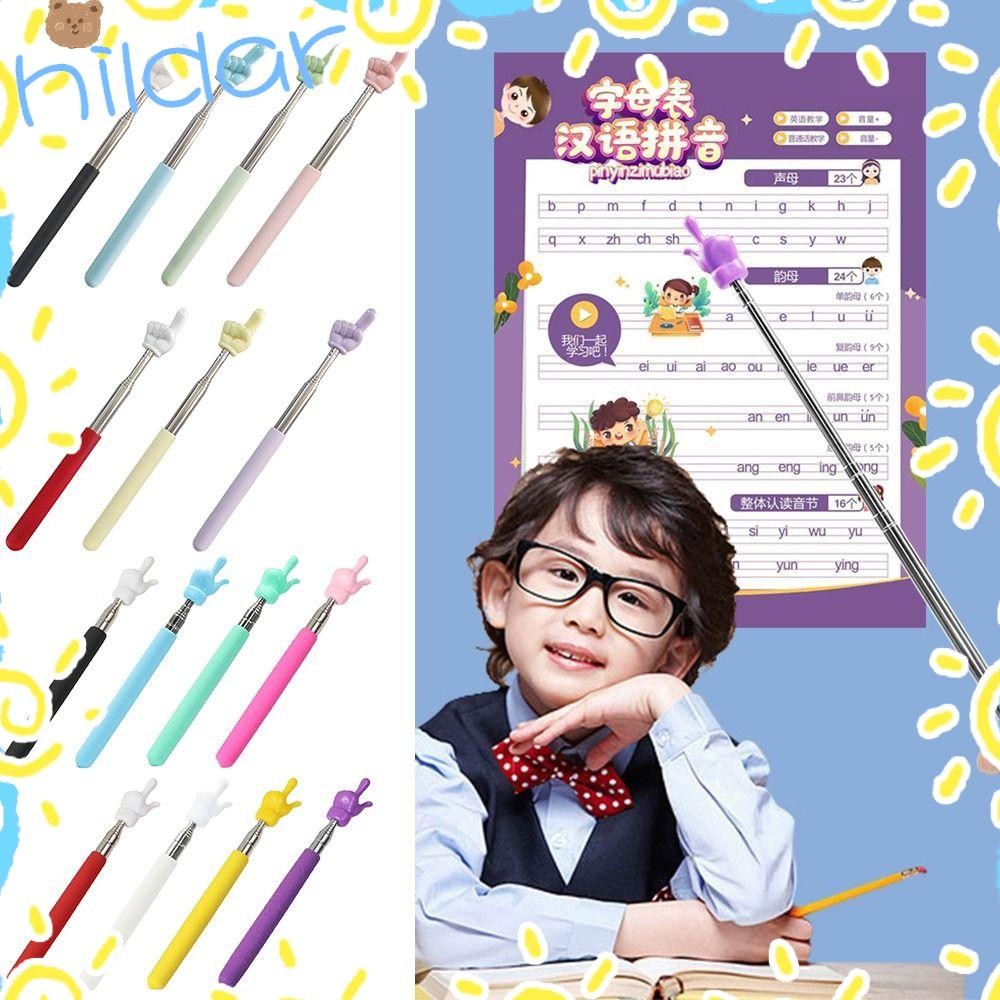 Hilda ไม้การสอนของเล่นการเรียนรู้การศึกษา Telescopic Rod Finger Design ...