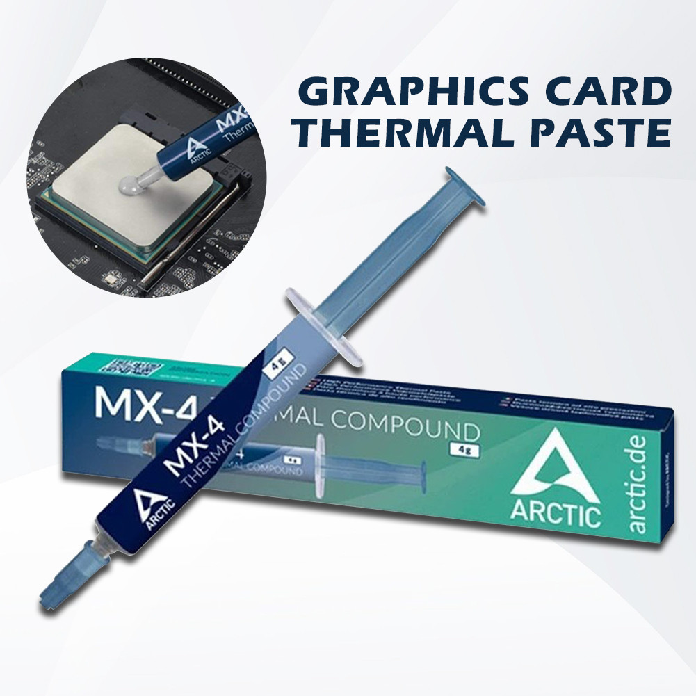 ซิลิโคนระบายความร้อน CPU หรือ GPU MX-4 Processor CPU Cooler Cooling Fan ...