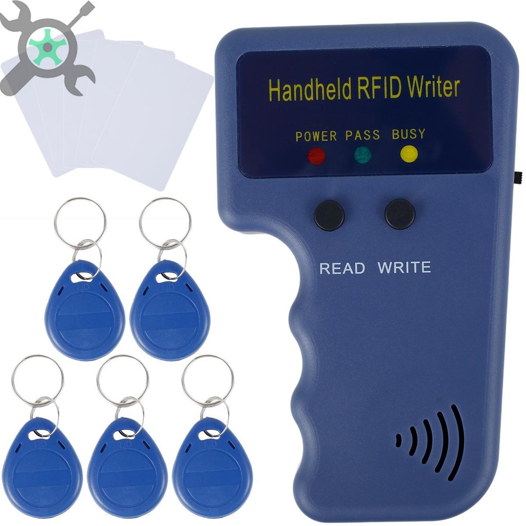 125khz RFID Card Copier แบบพกพามือถือ Writer ID Card Duplicator 5 การ์ด ...