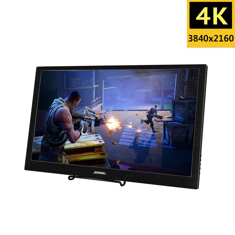 17.3 นิ้ว 4K 3840x2160 IPS Type-C แบบพกพาหน้าจอสําหรับสวิทช์ PS4 Pro ...