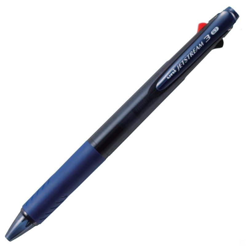 Mitsubishi Jetstream 0.38mm Tri-Color Ballpoint Pen - Black, Red & Blue Ink Retractable Pen