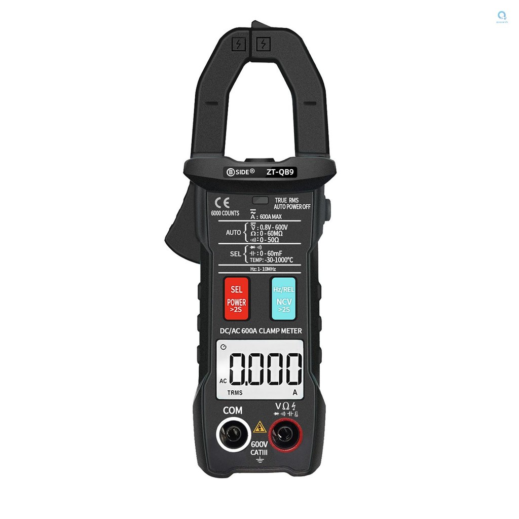 Bside Current Meter Ncv Meter Tester Current Test Universal Meter Clamp ...