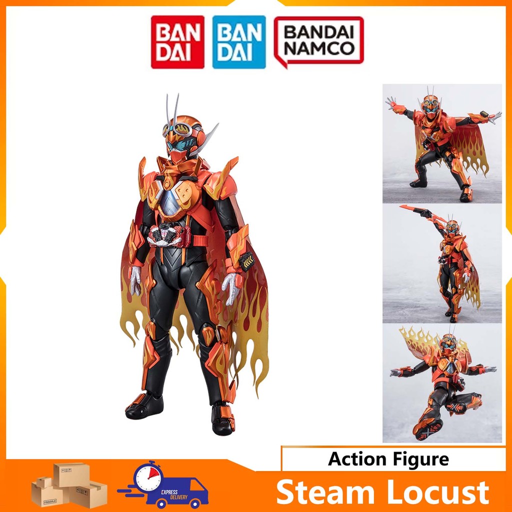 【BANDAI】Kamen Rider Flame Go Chard Dawn Steam Locust Action Figure ...