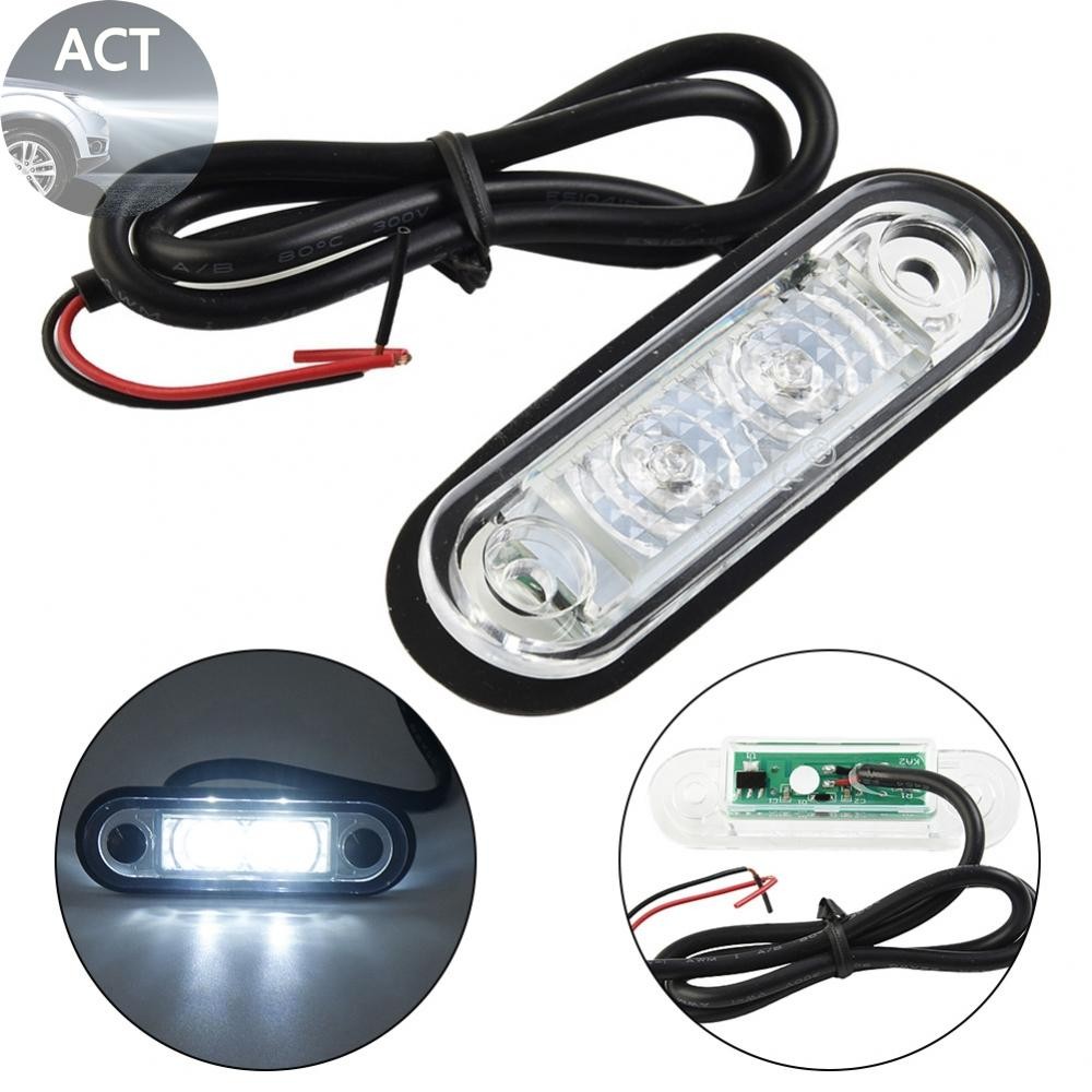 ที่เชื่อถือได้ 12V 24V LED Flush Fit Bar Marker โคมไฟสําหรับรถบรรทุก ...