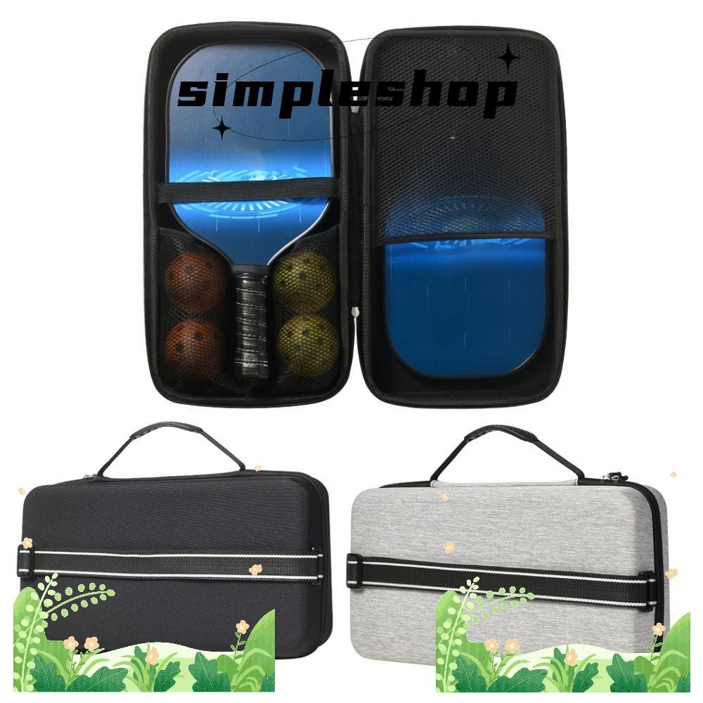 Simple Pickleball Racket Storage Bag, กันน้ําถือ 2 พายและ 4 ลูก ...