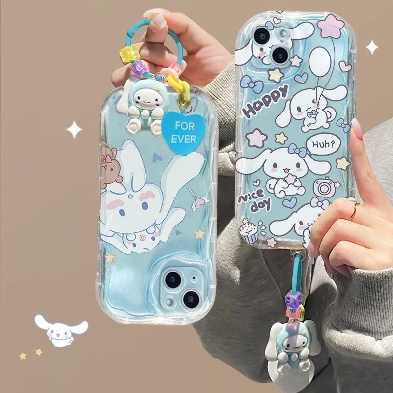 การ์ตูนบอลลูน Love Chain Cinnamoroll สําหรับ Xiaomi Poco F6 Pro M6 X3 ...