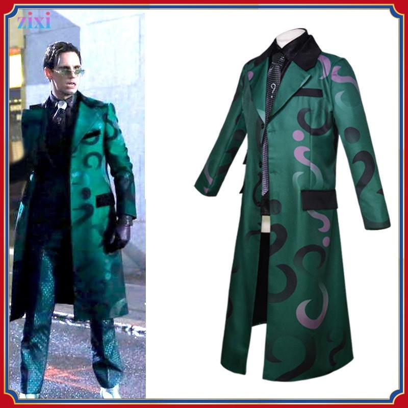 Gotan Smart Five Riddler Riddler คอสเพลย์ Trench Coat ฮาโลวีน Cos เสื้อ ...