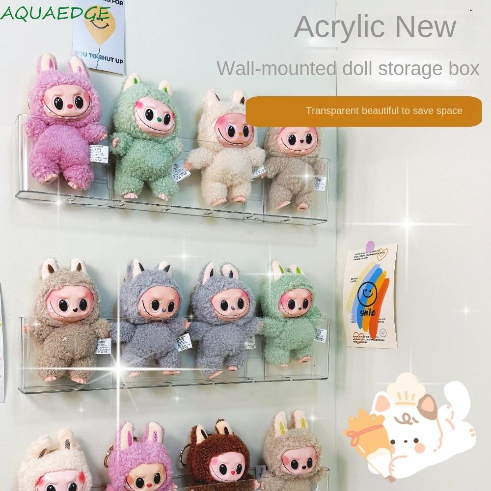 กล่องแสดงจี้ AQUAEDGE Labubu, ขาตั้งจอแสดงผล Labubu ติดผนังกาว, ชั้น ...