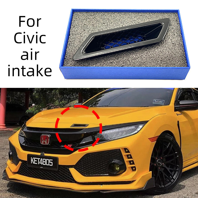 Fc สไตล์ Universal รถกันชนหน้า Vent Air Out Intake Grill Trim สําหรับ ...