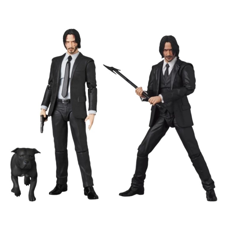 ภาพยนตร์แอ็คชั่น John Wick Keanu Reeves เช่น John Wick Mafex 085/212 ...