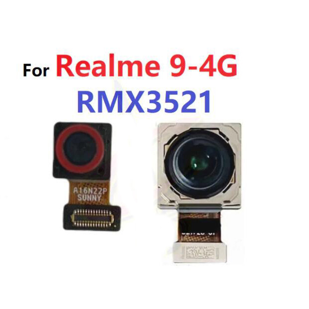 กล้องด้านหลังด้านหน้าสําหรับกล้องหลัง Realme 9 4G RMX3521 + ชิ้นส่วน ...