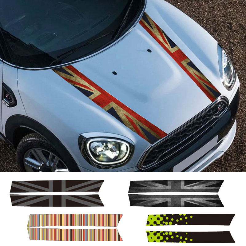 สําหรับ MINI Cooper F55 F56 F57 F65 F66 F67 J01 J05 รถ Hood Bonnet สติก ...