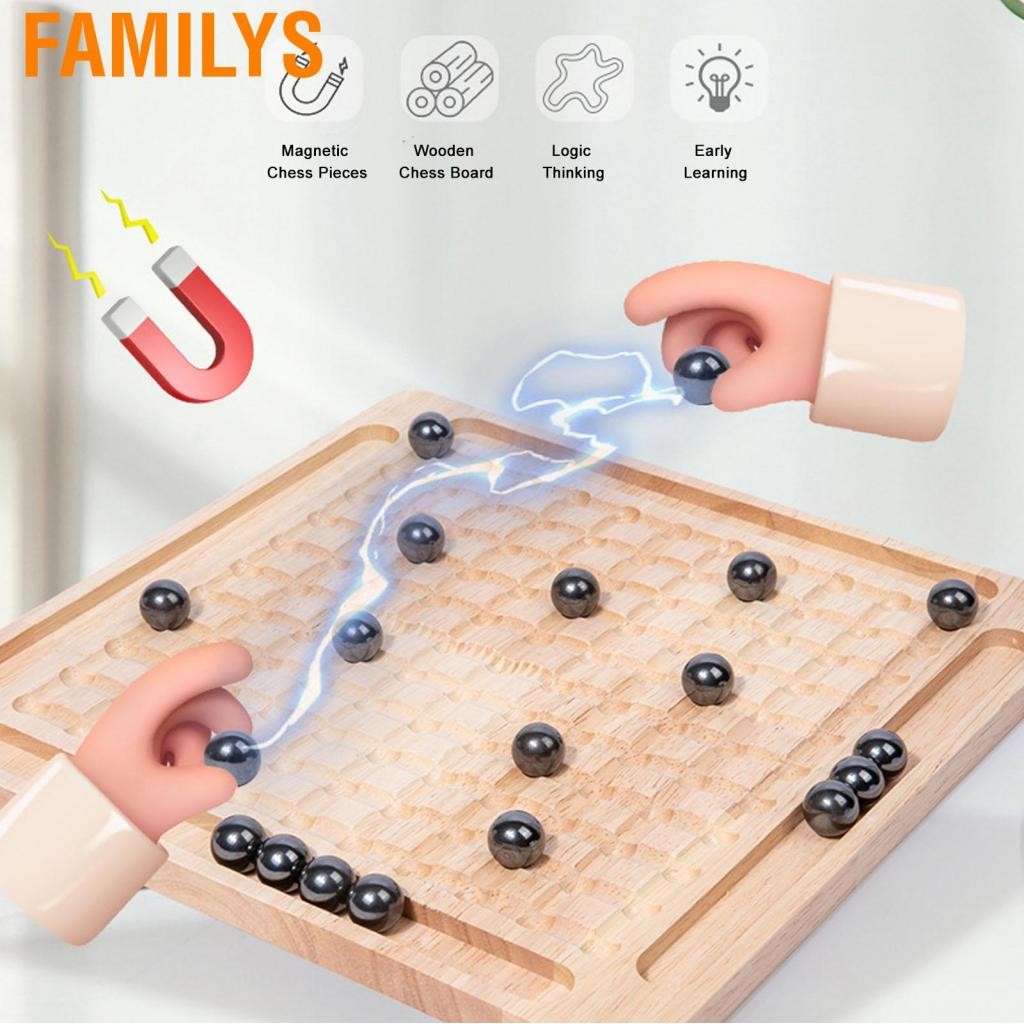 FamilyS เกมหมากรุกแม่เหล็ก,กระดานไม้ Strong Magnetic Interactive ...