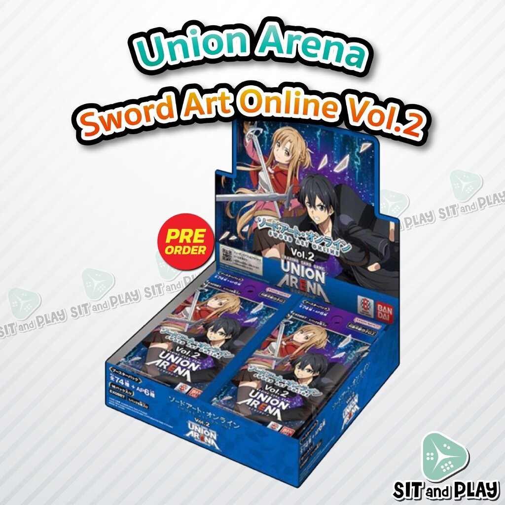 thumbnail image 2 of Bandai UNION ARENA Sword Art Online Vol.2 Booster Box - 16 Packs Trading Cards [EX08BT] 2 of 14