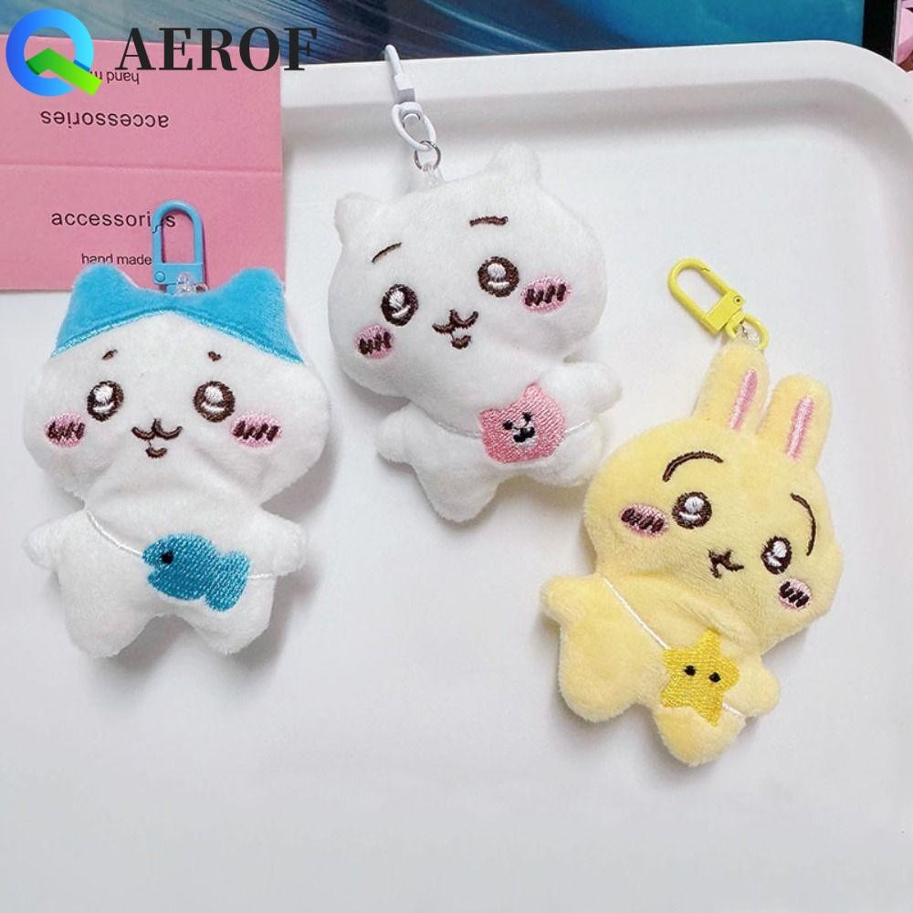 AEROF อะนิเมะ Chikawa พวงกุญแจ, การ์ตูนตุ๊กตา Chikawa Plushies จี้, ของ ...