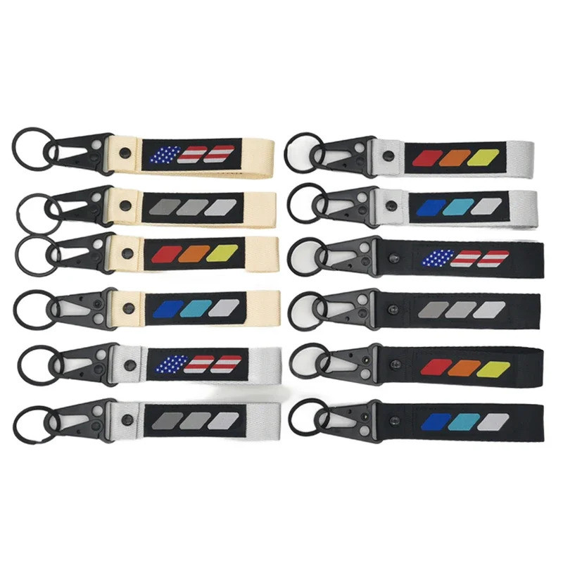 Jdm Key Tag Racing Car รถจักรยานยนต์พวงกุญแจแหวน US Flag Lanyard รถยนต์ ...
