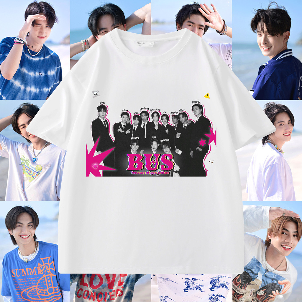 เสื้อยืดคอกลมพิมพ์ลาย Thai Mens Combine BUS กรุงเทพฯ Delivery ...