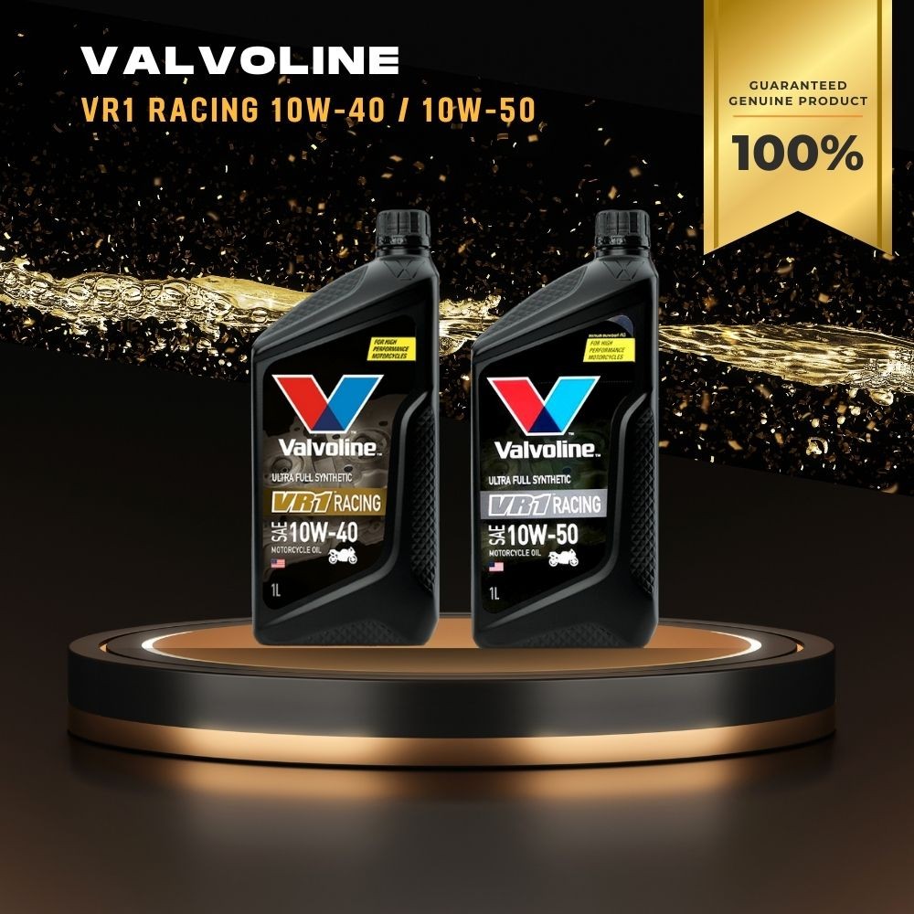 น้ำมันเครื่องวาโวลีน VALVOLINE VR1 RACING 10W-40 / 10W-50 ขนาด 1 ลิตร ...