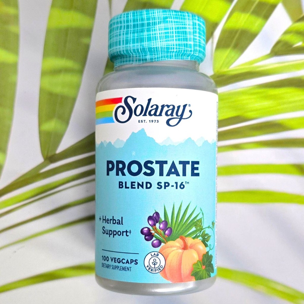 Prostate Blend SP-16, 500mg 100 VegCaps (Solaray®) | Shopee Thailand