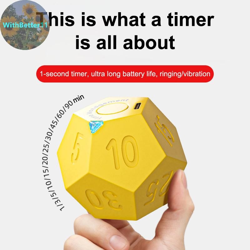 Better Cube Timer Digital Kitchen Timers Flipping Switching Timing ...