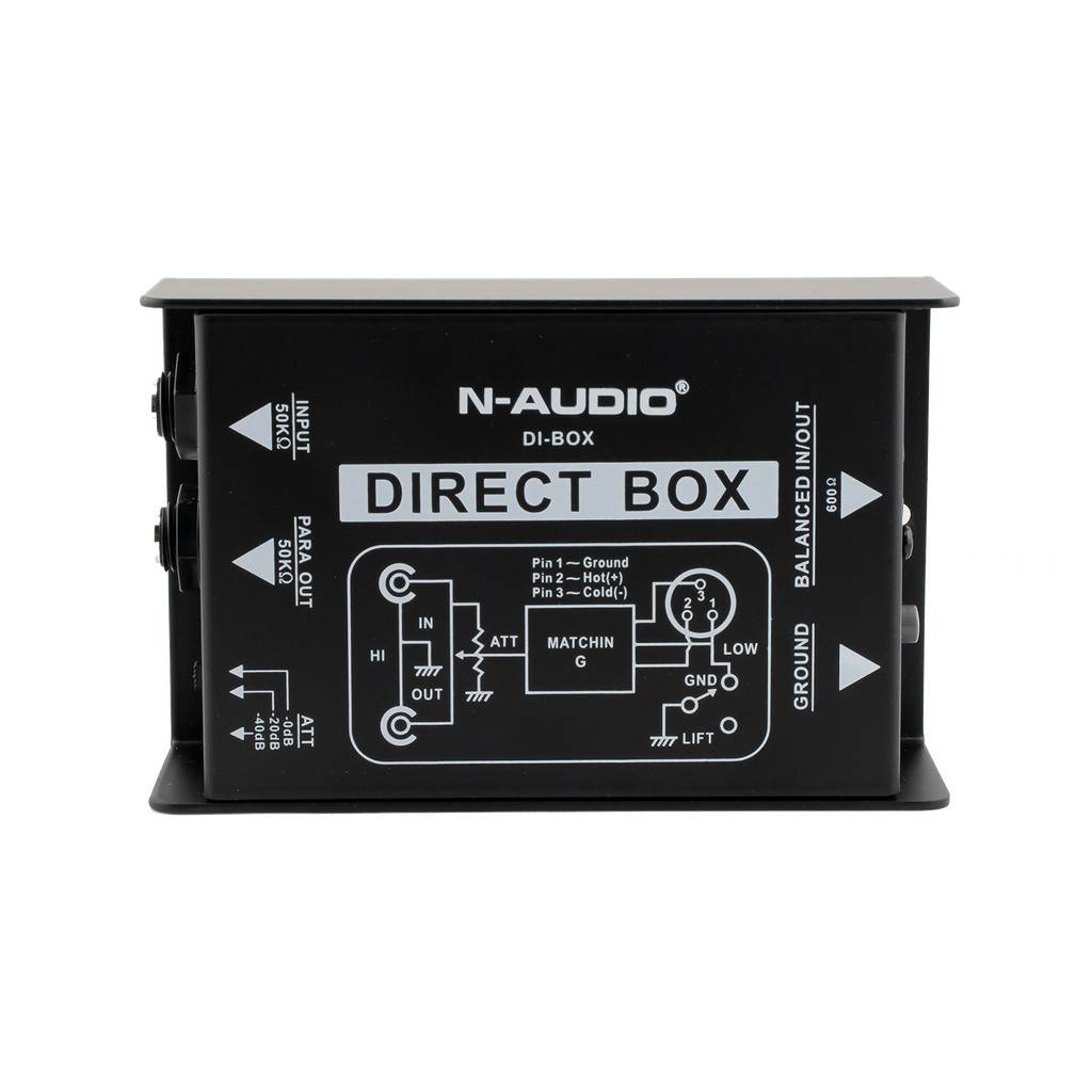 N-AUDIO DI-1 Single Channel Passive Direct Injection Box | Shopee Thailand