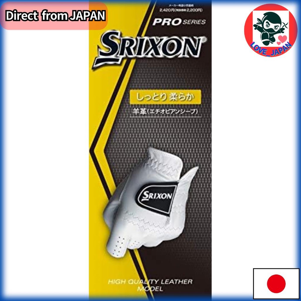 ถุงมือกอล์ฟ Dunlop (ถุงมือ) Srixon GGG-S027 ถุงมือกอล์ฟสีขาว[Direct ...