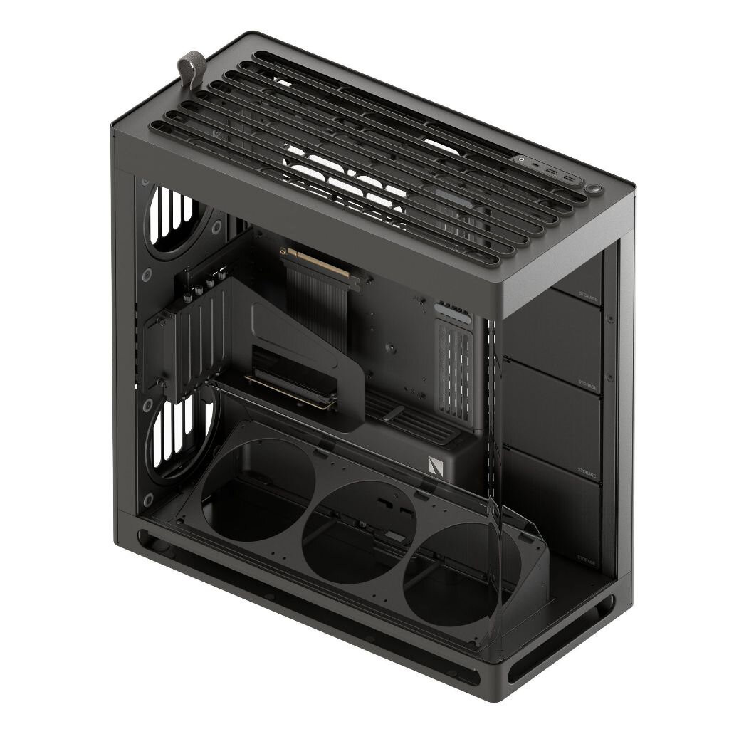 CASE HAVN HS420 BLACK VGPU Edition With VGPU Riser PCIe 5.0 Vertical ...