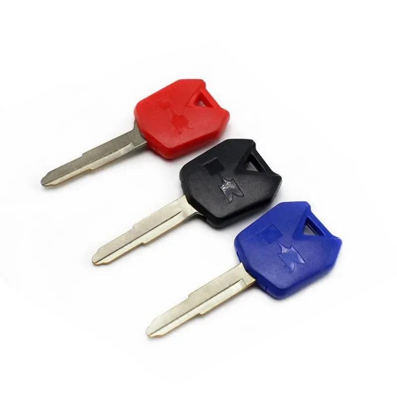 Red Blank Uncut Blade Key For Kawasaki Ninja ZX6R, ZX9R, ZX10R