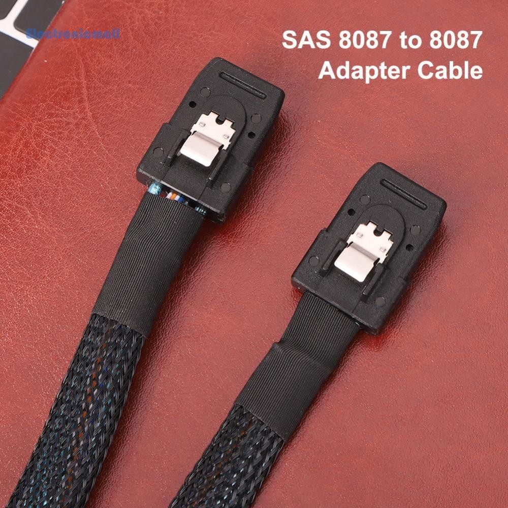อะแดปเตอร์ 50 ซม. SAS SFF 8087 ถึง SFF 8087 Server Hard Disk Data Cable ...