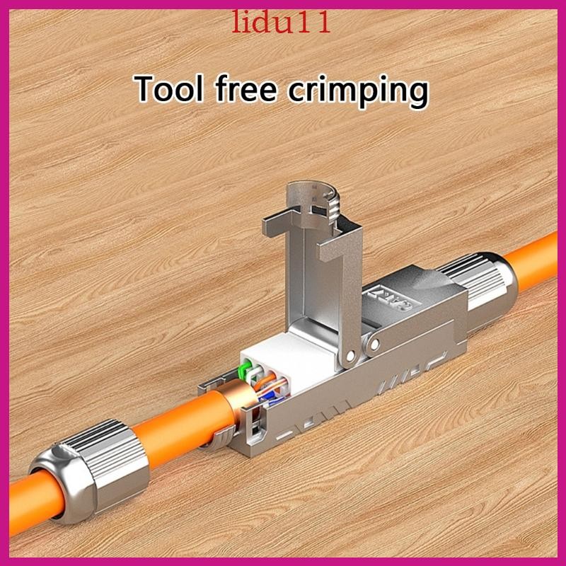 LID RJ45 Coupler Ethernet Extender อะแดปเตอร์สําหรับ Cat6A สายเคเบิล ...