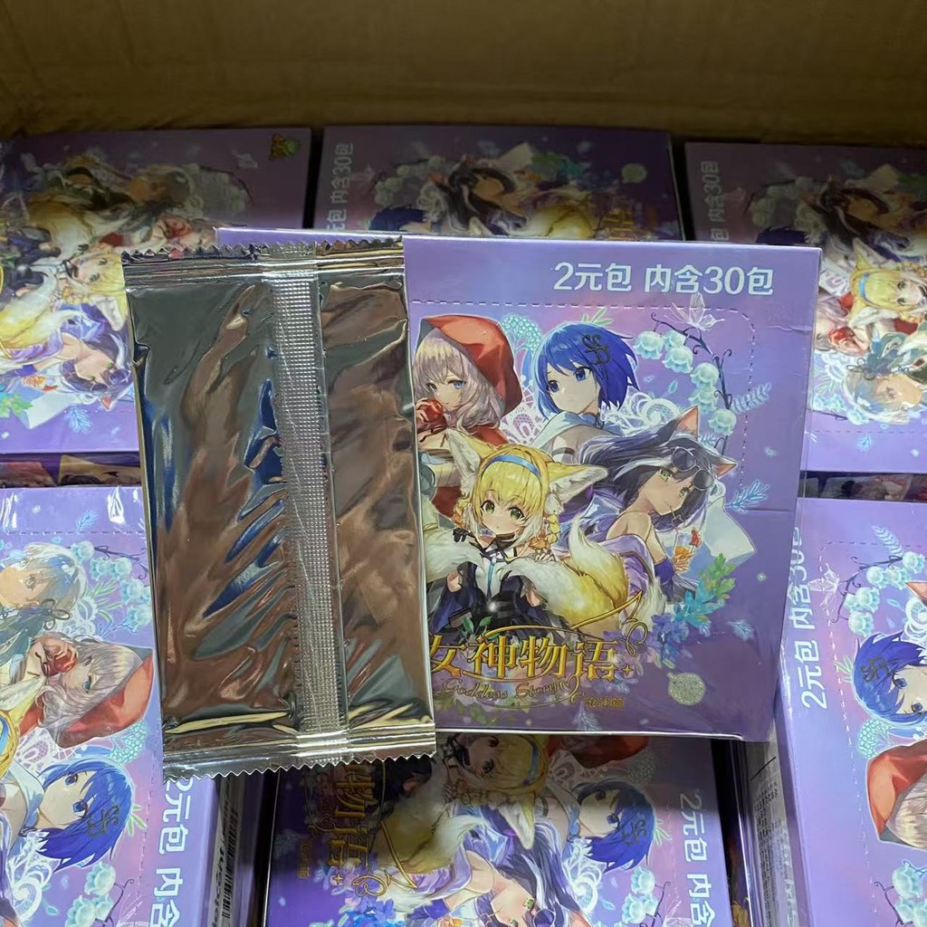 Goddess Story NS-2M14 คอลเลกชันการ์ด Tcg กล่องบูสเตอร์เกมพร้อม PR ...