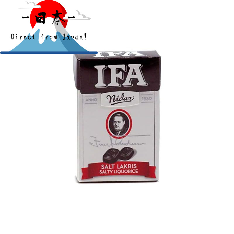 [Direct from Japan] Nidar Nidar Salty Licorice Pastille IFA Salt Candy ...