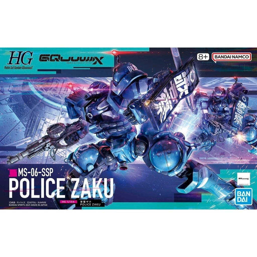 Bandai HG 1/144 Police Zaku 4573102685667 C3 | Shopee Thailand