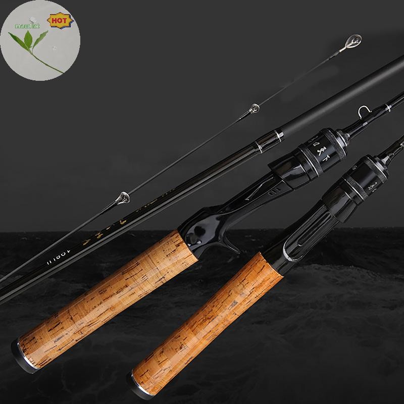 Mud Ultra-Light Fishing Rod คาร์บอนไฟเบอร์ปั่น/หล่อ Lure Pole เหยื่อ WT ...