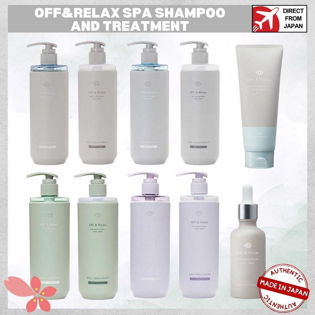 Off & Relax Spa Shampoo And Treatmentหน้ากากผมเซรั่มหนังศีรษะส่งตรงจาก ...