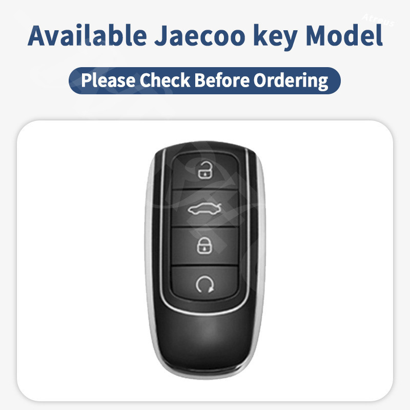 Jaecoo J7 J8 คาร์บอนไฟเบอร์รถ Key Case Protector Full Wrap รถ Remote ...