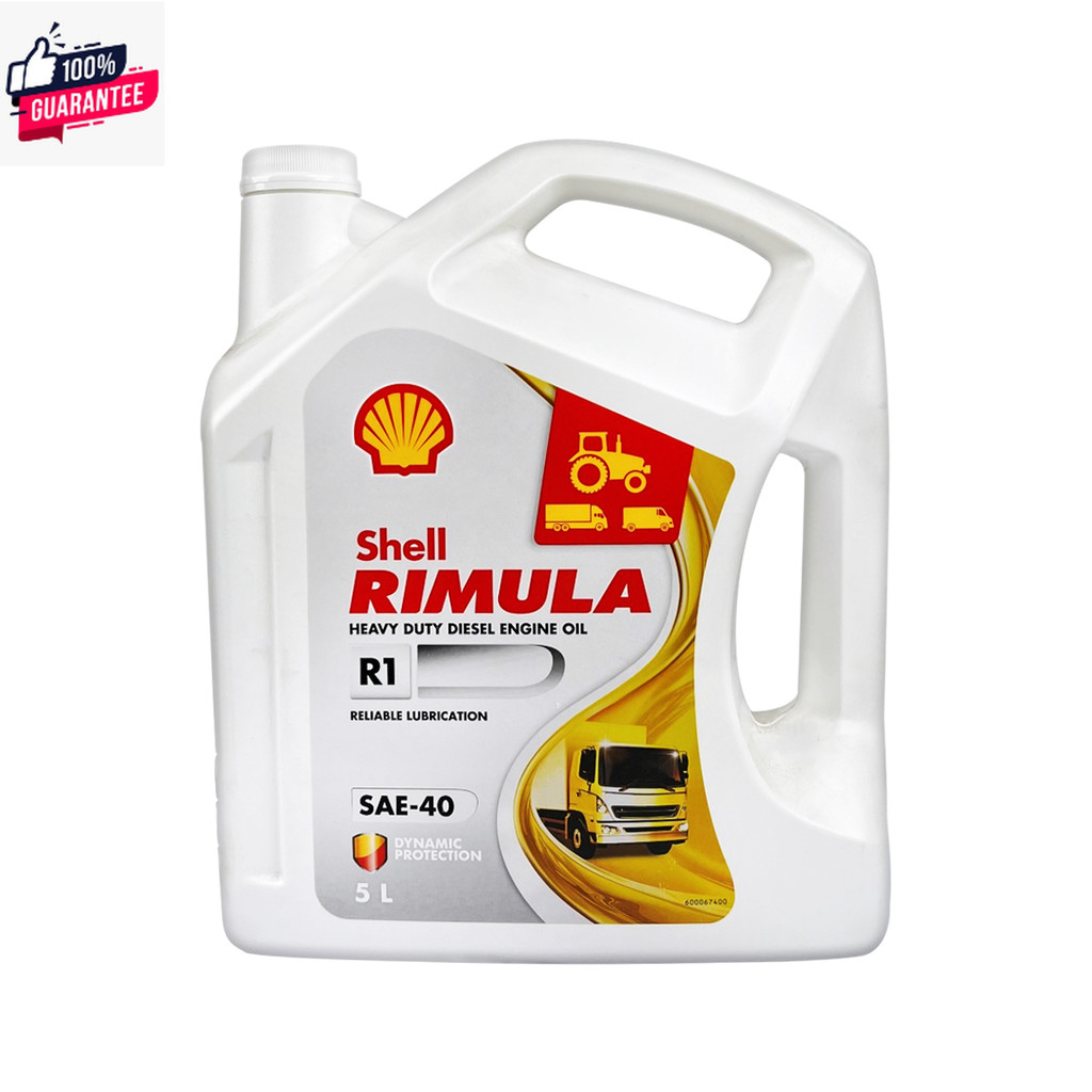 SHELL น้ำมันเครื่อง RIMULA R1 SAE-40 ดีเซล รถรรทุกงานหนัก 5 ลิตร ...