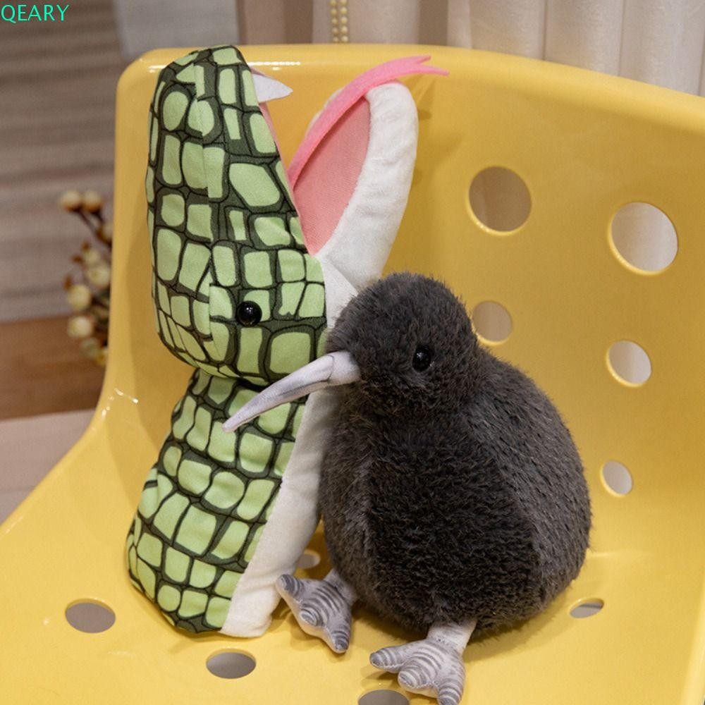 Qeary จําลอง Python งูตุ๊กตาของเล่น, Fluffy PP ผ้าฝ้ายสัตว์งูหุ่นมือ ...