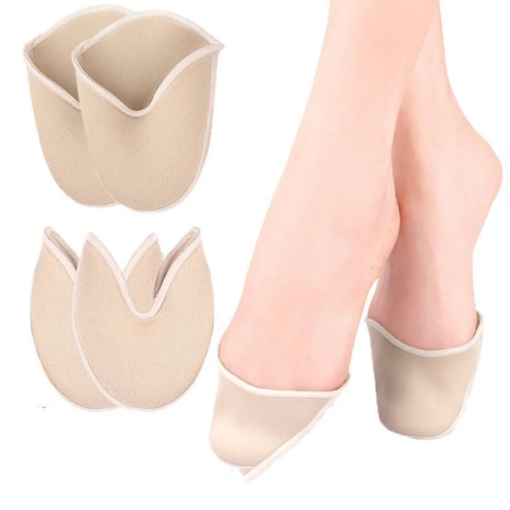 1 คู่ซิลิโคนเจล Toe Cover Professional บัลเล่ต์ Pointe Dance แผ่น ...