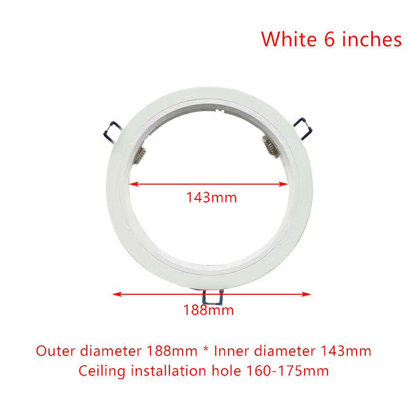 AFl LED Downlight Spotlight วงเล็บขาตั้งอะแดปเตอร์โคมไฟ Shade แหวนรู ...