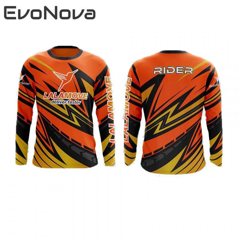 Lalamove Rider เสื้อยืดแขนยาวสำหรับพนักงานจัดส่งระบายอากาศความชื้น ...