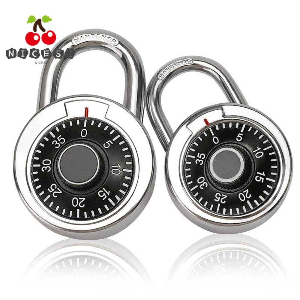 NICESI Dia Lock, กุญแจล็อคกุญแจสแตนเลสทรงกลม, ล็อคล็อครหัสผ่านกันน้ํา ...
