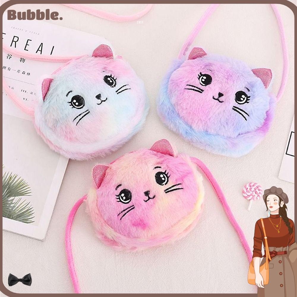 กระเป๋าสะพาย BUBBLE, Mini Rainbow Color Messenger Bag, Lovely Soft