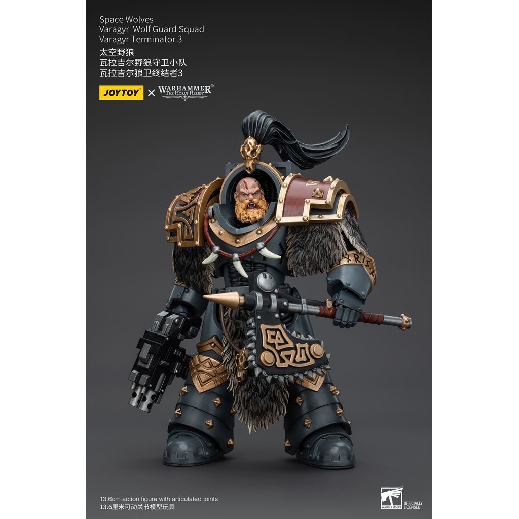 (JOYTOY) Space Wolves Varagyr Wolf Guard Squad Varagyr Terminator 3 ...